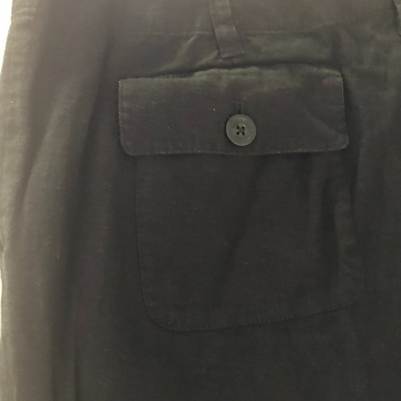 Michael Michael Kors Women's Black Linen Wide Leg Pants, Size 10 - Picture 3 of 4
